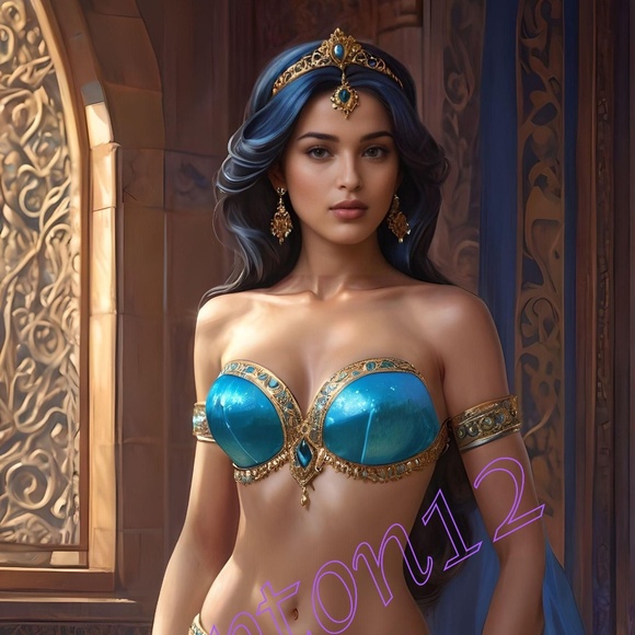 Princess Jazmine 13x19” Art print - only 6 signed & numbered prints made - Picture 1 of 5